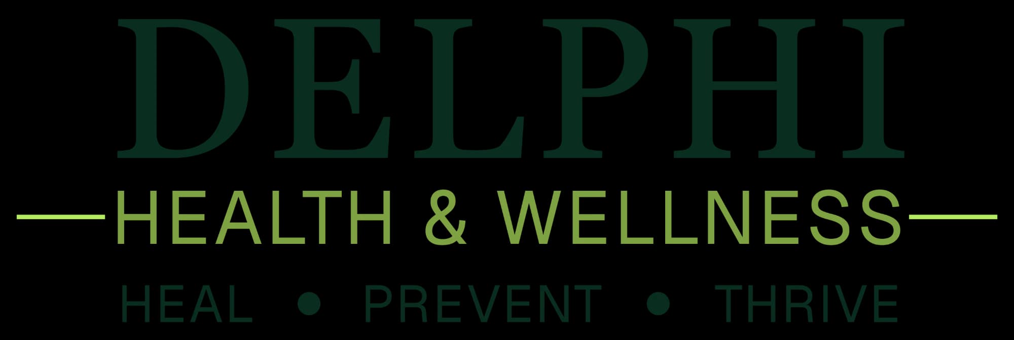 Delphi Health & Wellness. Heal, Prevent, Thrive.